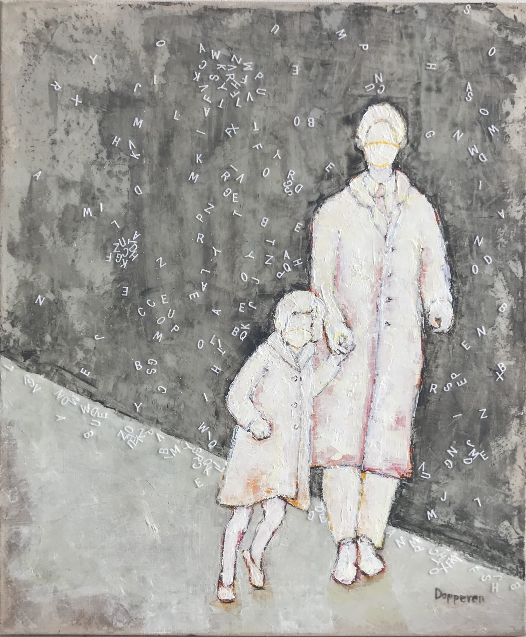picture of painting of man and child