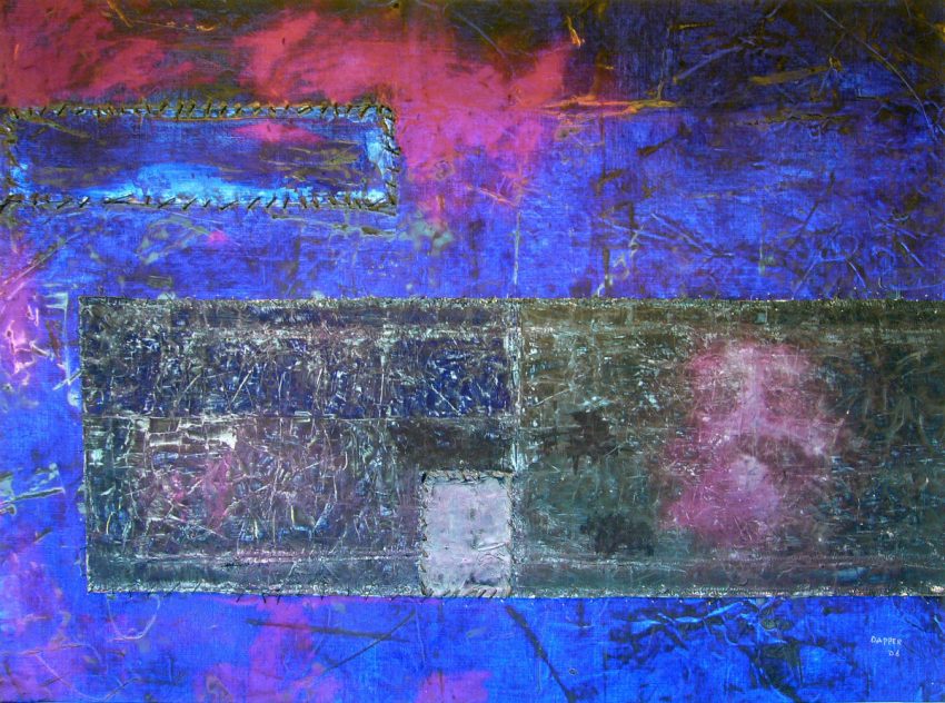 Color Field painting by contemporary visual artist Hester van Dapperen