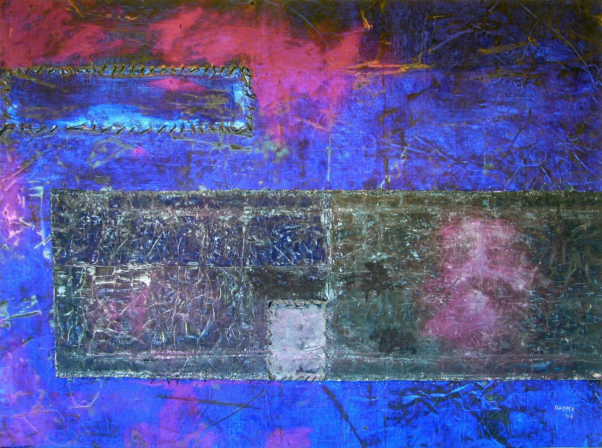 Color Field painting by contemporary visual artist Hester van Dapperen