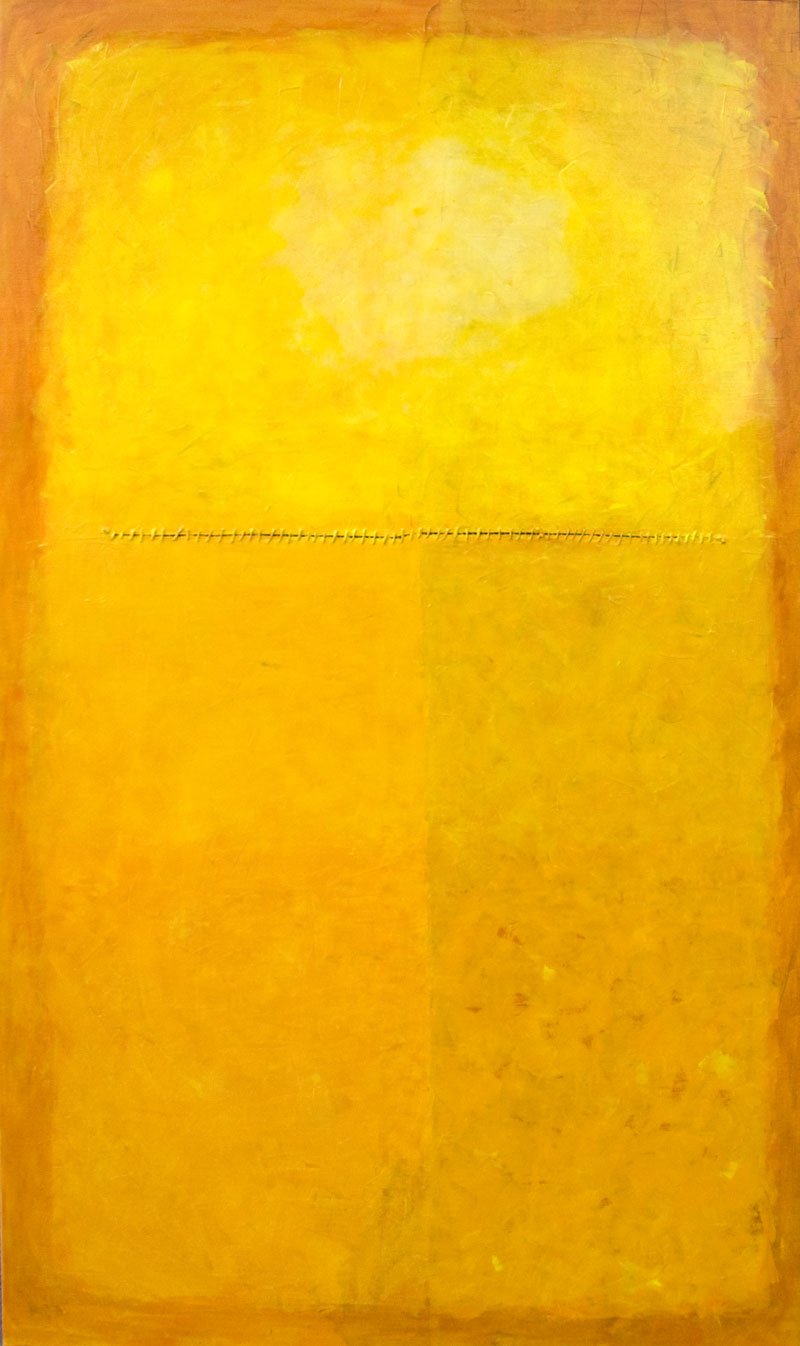 Color Field painting by contemporary visual artist Hester van Dapperen